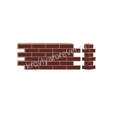 Фасадные панели Техоснастка Кирпич Керамит