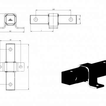 Опора SL 50x50