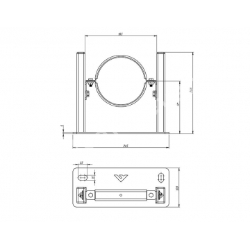 Консоль опорная FM D110